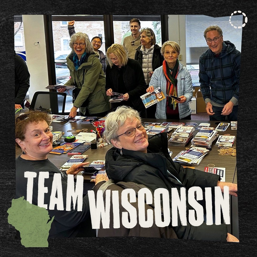 Team Wisconsin is LIVE❗️

We traveled there for the primary in March, and you bet we&rsquo;ll be back in the Fall 😏

Sign up for Team WI with the link in our bio
