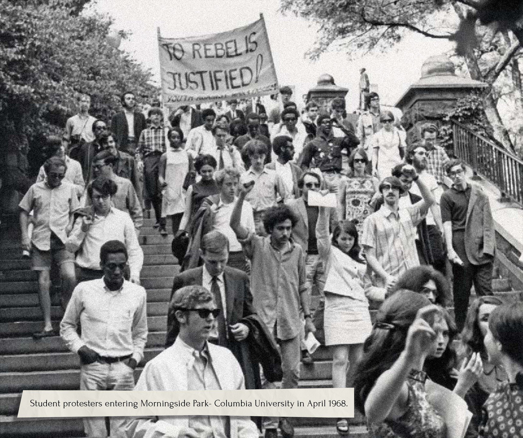 Free speech in the form of protests has always been an integral part of US history.

As students engage in protests on college campuses accross the nation we&rsquo;re reminded of similar moments in history that have helped shift perspectives, politic