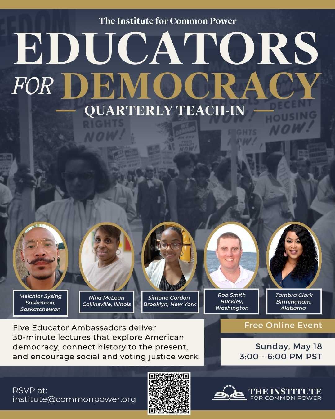 Educators for Democracy Lecture Series