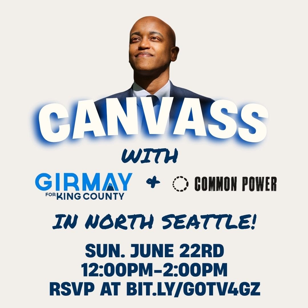 This Sunday is the official volunteer kickoff in support of Girmay&rsquo;s campaign for King County Executive!

📅June 22nd
🕛12 - 2 pm PDT
📌North Seattle near public transit (address sent upon RSVP)

Join us to organize with the Girmay&rsquo;s team