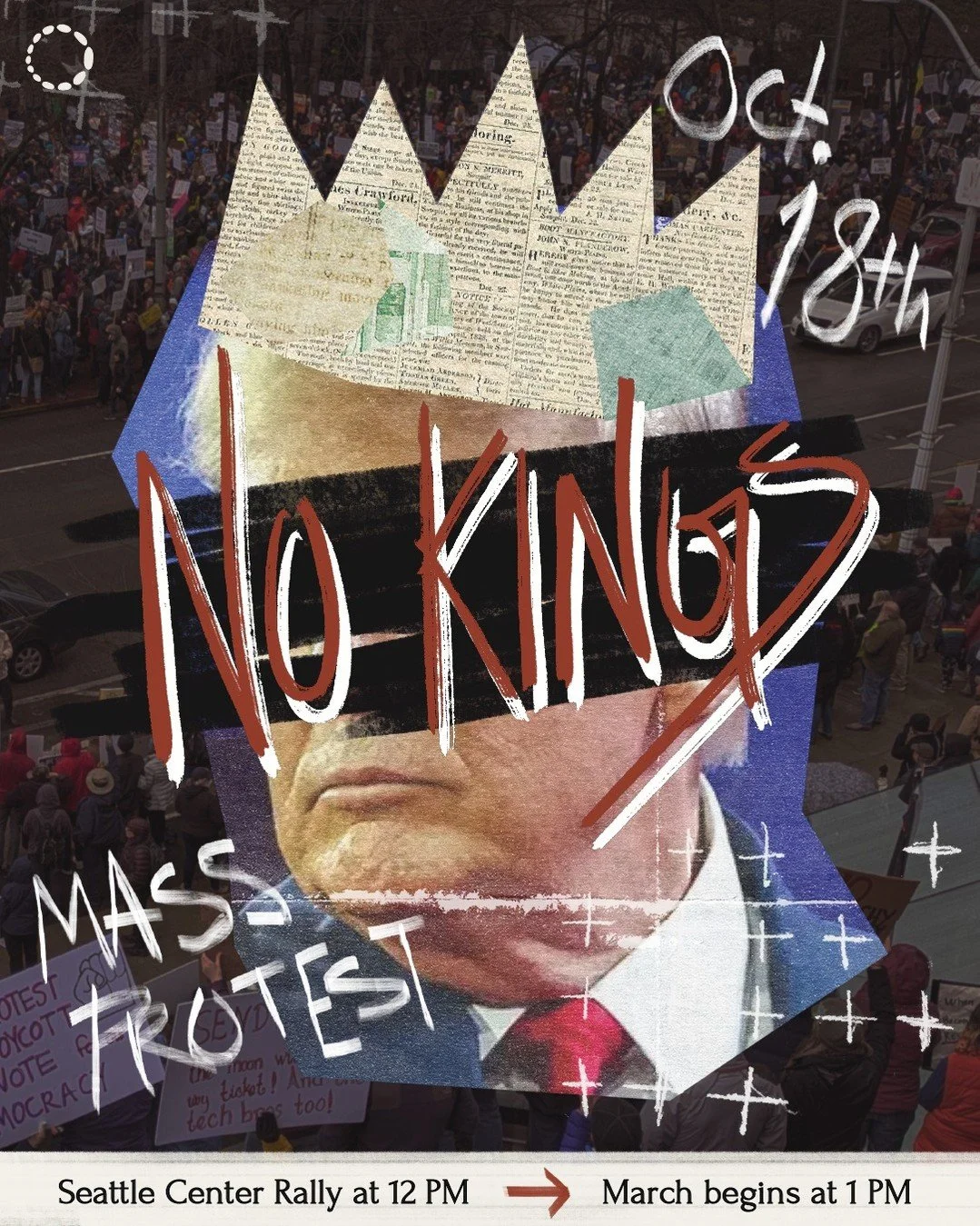 You know the drill 📢

Join the mass rally against Trump&rsquo;s authoritarian administration and his big money cronies! March out and show OUT next Saturday at the Seattle Center with your best cardboard and sharpie!

Rally starts at 12 PM PST and m