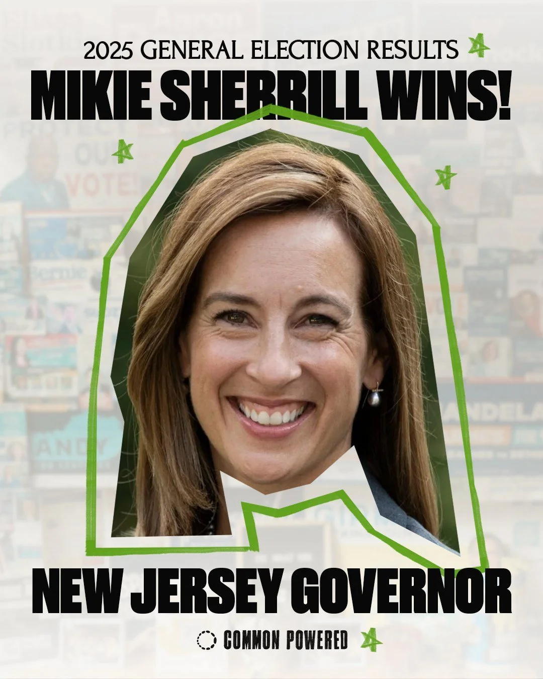 Despite facing a tough race, @mikiesherrill has proven her resilience and determination in New Jersey.

It's clear that she is exactly the leader New Jersey needs 😤