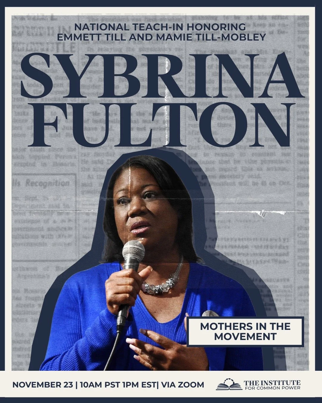 Leading up to the National Teach-in, we&rsquo;ll be sharing about the mothers of the movement.

Sybrina Fulton is the mother of the late Trayvon Martin who in 2012 was wrongfully murdered. This moment sparked protests around the world and fueled Sybr