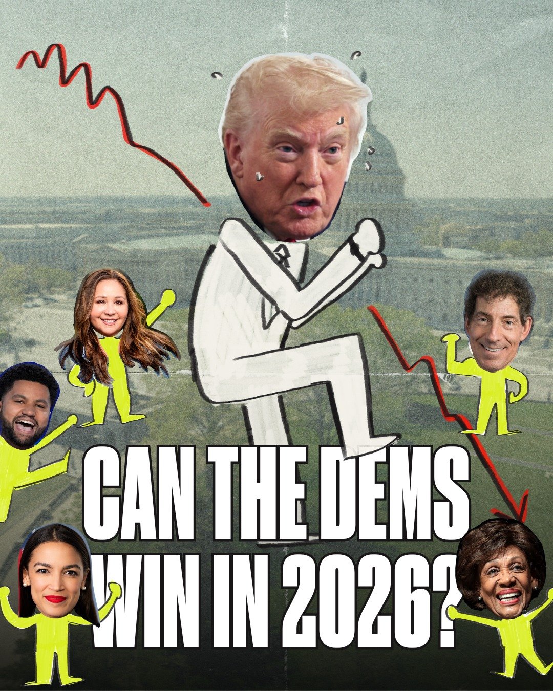 A handful of seats can flip the entire House. Trump can feel the walls closing in and the midterms are here to push them a little closer 🔥👀

#democrats #midterms2026
