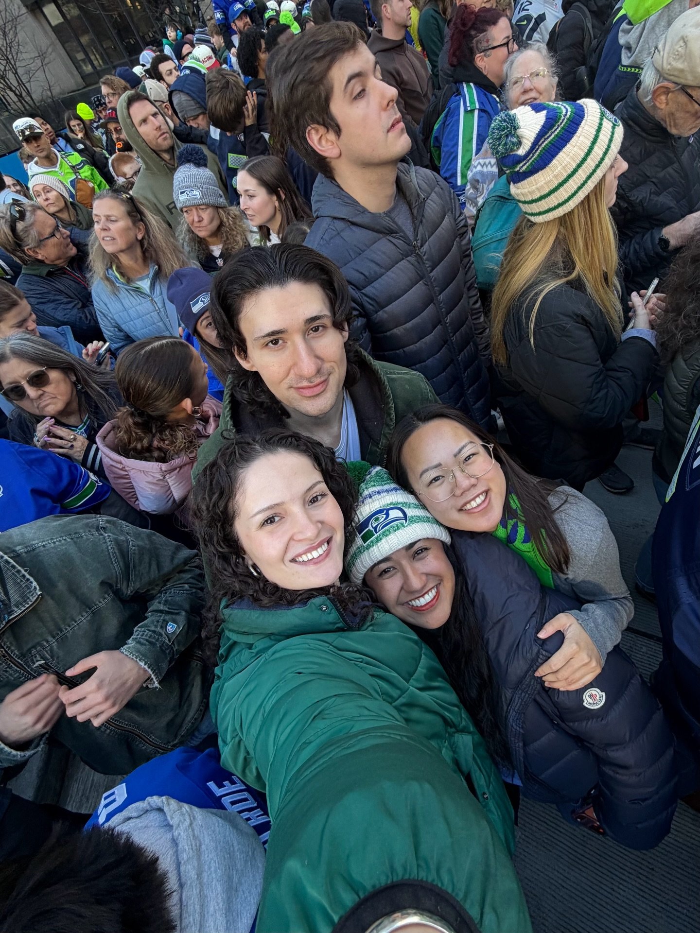 Our Seattle team out at the Seahawks Parade today.
It&rsquo;s a good day for the 12&rsquo;s 💚💙