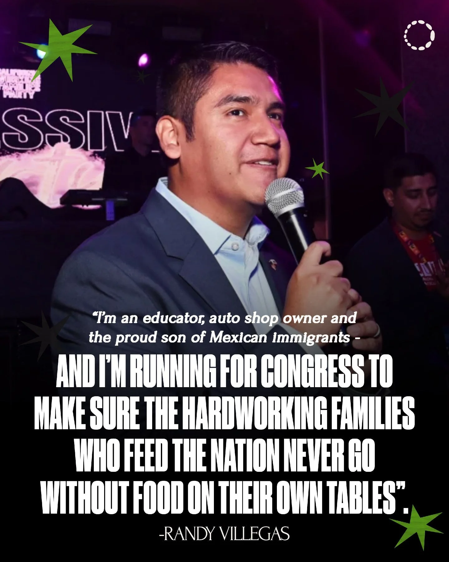 @&zwnj;villegasforcongress defines education to action.

An educator, activist, and proud son of immigrants born into a working-class family, Villegas knows the risk of losing the 22nd District to big money. He will do everything to protect working f