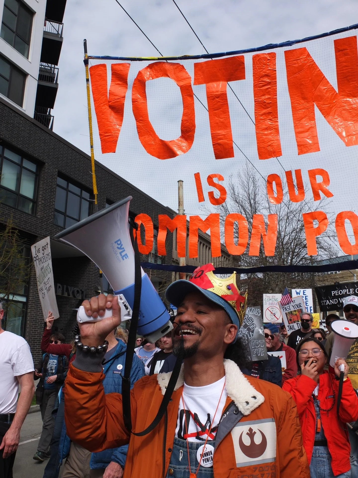 3.28.2026 March from Cal Anderson to Seattle Center

They say today was the largest protest in U.S. history. We&rsquo;re with Seattle to say No Kings! 📣