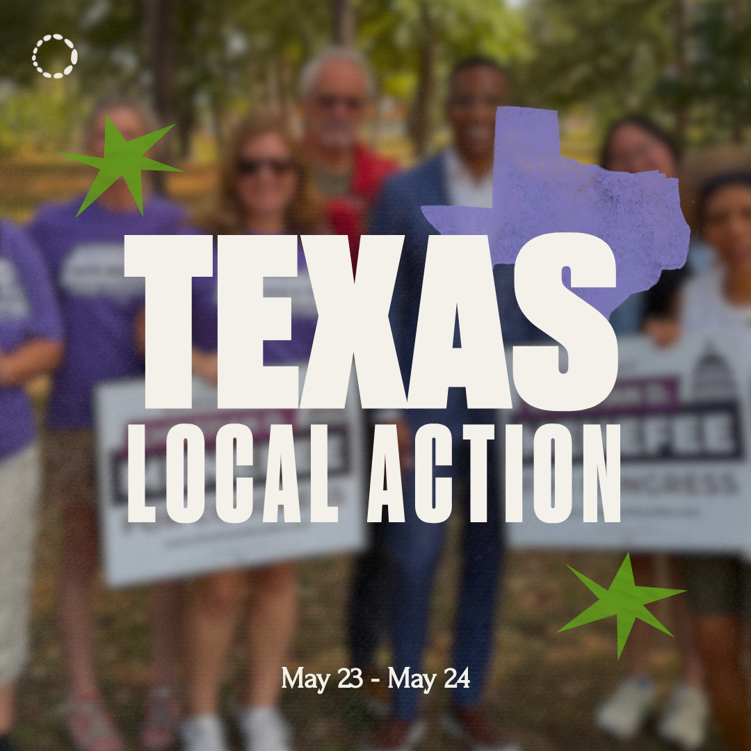 Texas Local Action: Canvassing for Christian Menefee