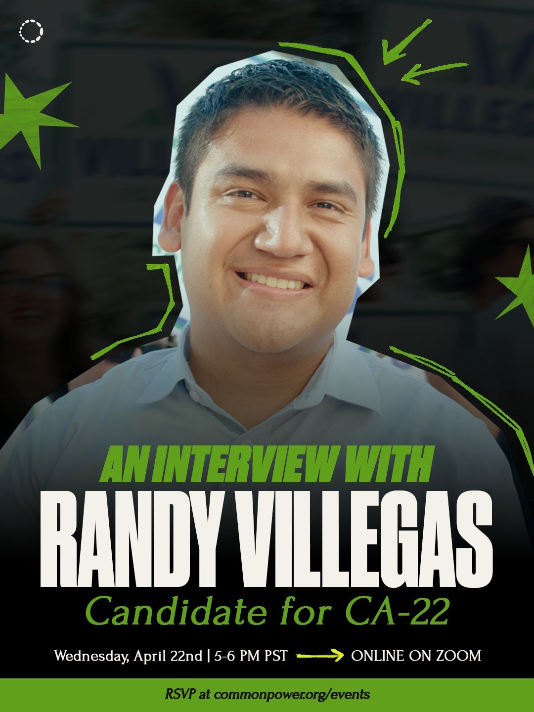 This Wednesday, we&rsquo;re sitting down with @villegasforcongress , candidate for CA 22nd congressional district.

Randy is running to flip the district from red to blue, and he&rsquo;s doing it by addressing the issues that matter most!

&ldquo;I t