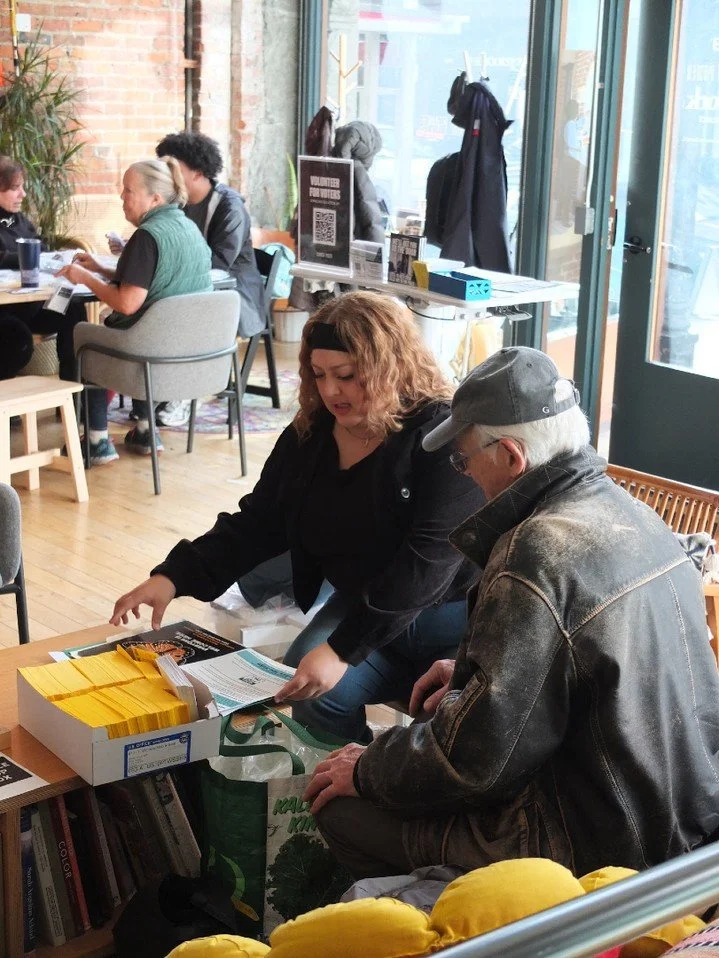 Local Seattle organizers are the unsung heroes of our city!

Every Friday from 10:00 AM to 2:30 PM, we open our doors to support them with snacks, sign-making supplies, and community building.

📣Whistle Kit Factory is now assembling every other week