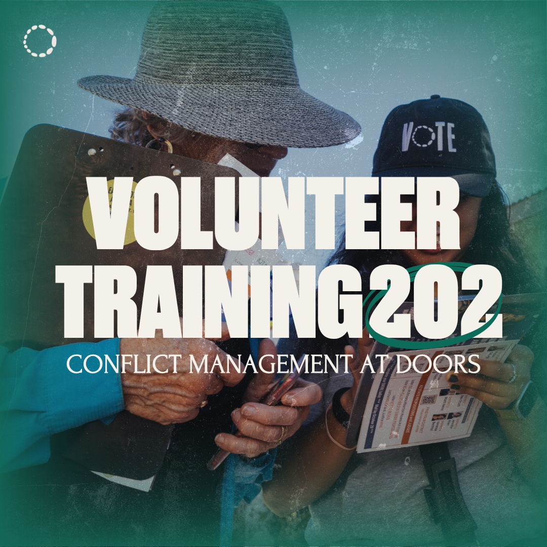 Volunteer Training 202: Conflict Management at Doors