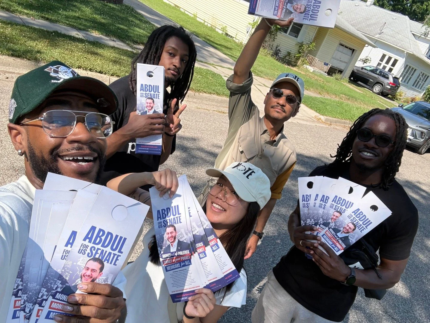 Have you voted yet Michigan? 🗳️

Our team and @kapow.works have been sending volunteers door to door for @abdulelsayed to make sure everyone is voting tomorrow. Yes, it's that serious 🫵

Now it&rsquo;s up to voters what change they want to see this