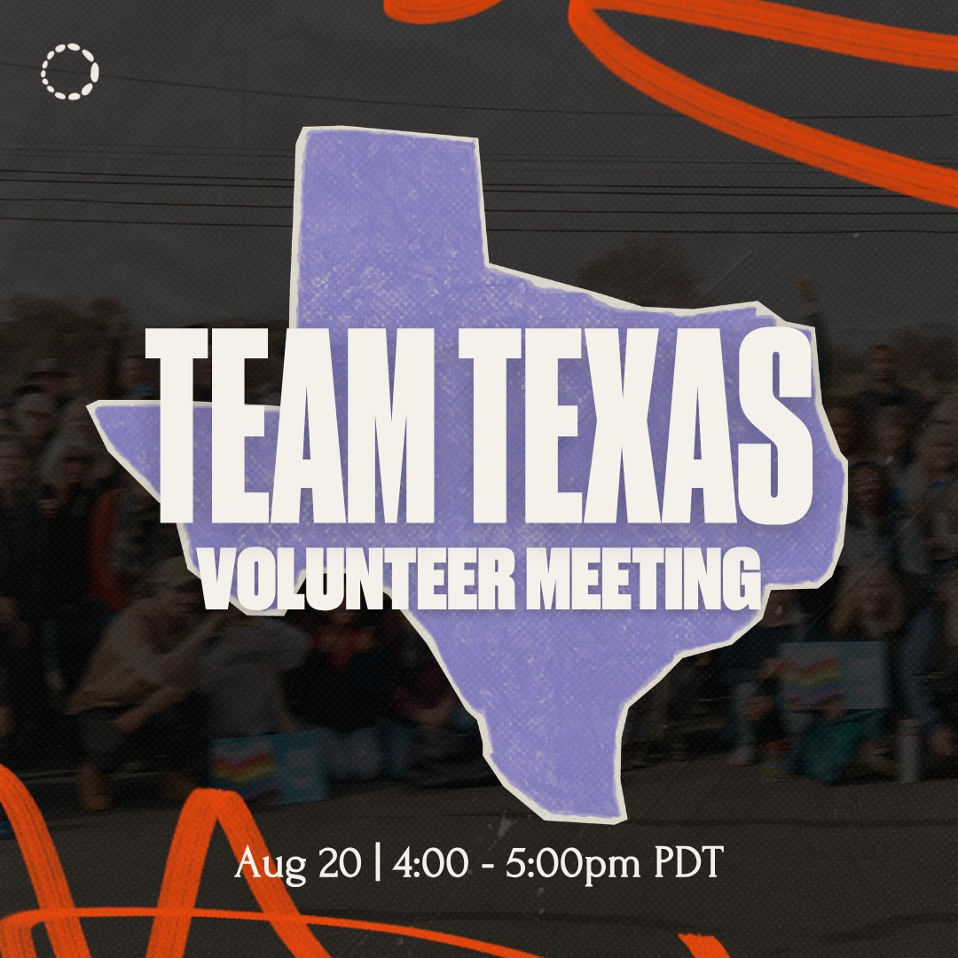 Team Texas Volunteer Meeting