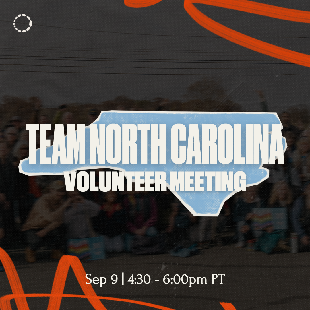Team North Carolina Volunteer Meeting