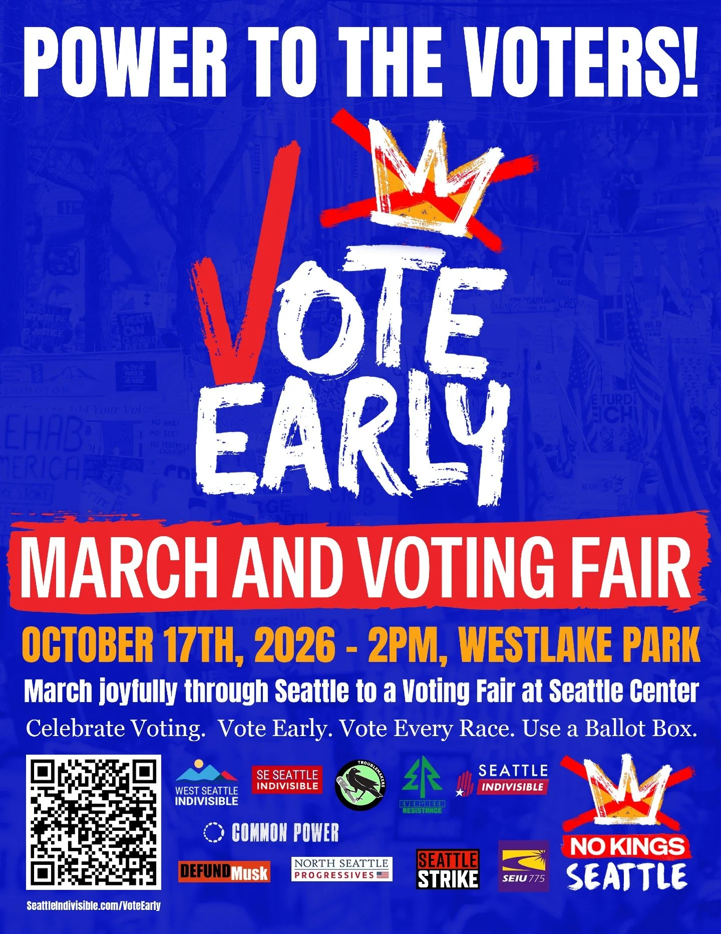 From your local elections to national elections, make sure your voice is heard on Nov. 3rd!

Join Common Power and several other pro democracy organizations on Saturday, 2pm at Westlake Park for opportunities to take action and show solidarity ✊