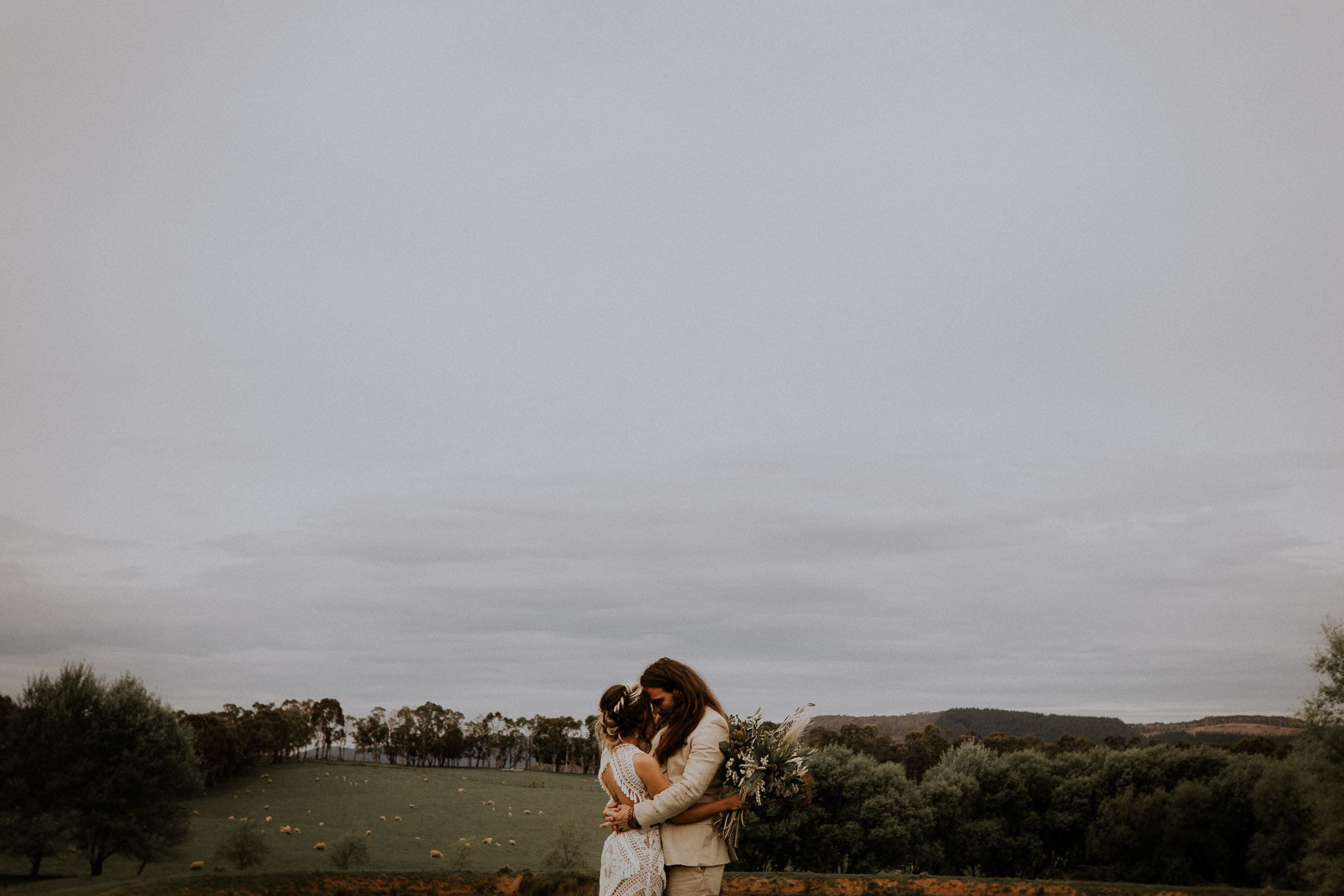 Epic bride and groom portraits at Waldara Farm Wedding Venue, Blue Mountains