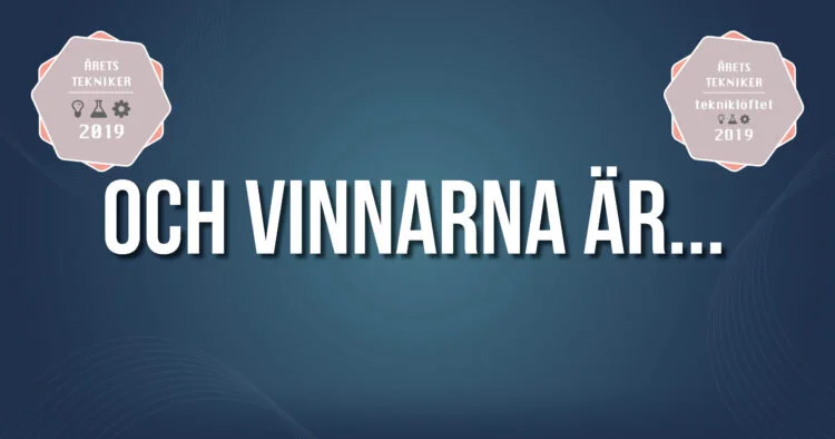 Ramkumar Nair, Mycorena AB har vunnit priset för Årets Tekniklöfte
