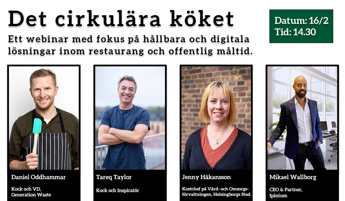 Generation Waste bjuder in till "Det cirkulära köket" med smarta kockar