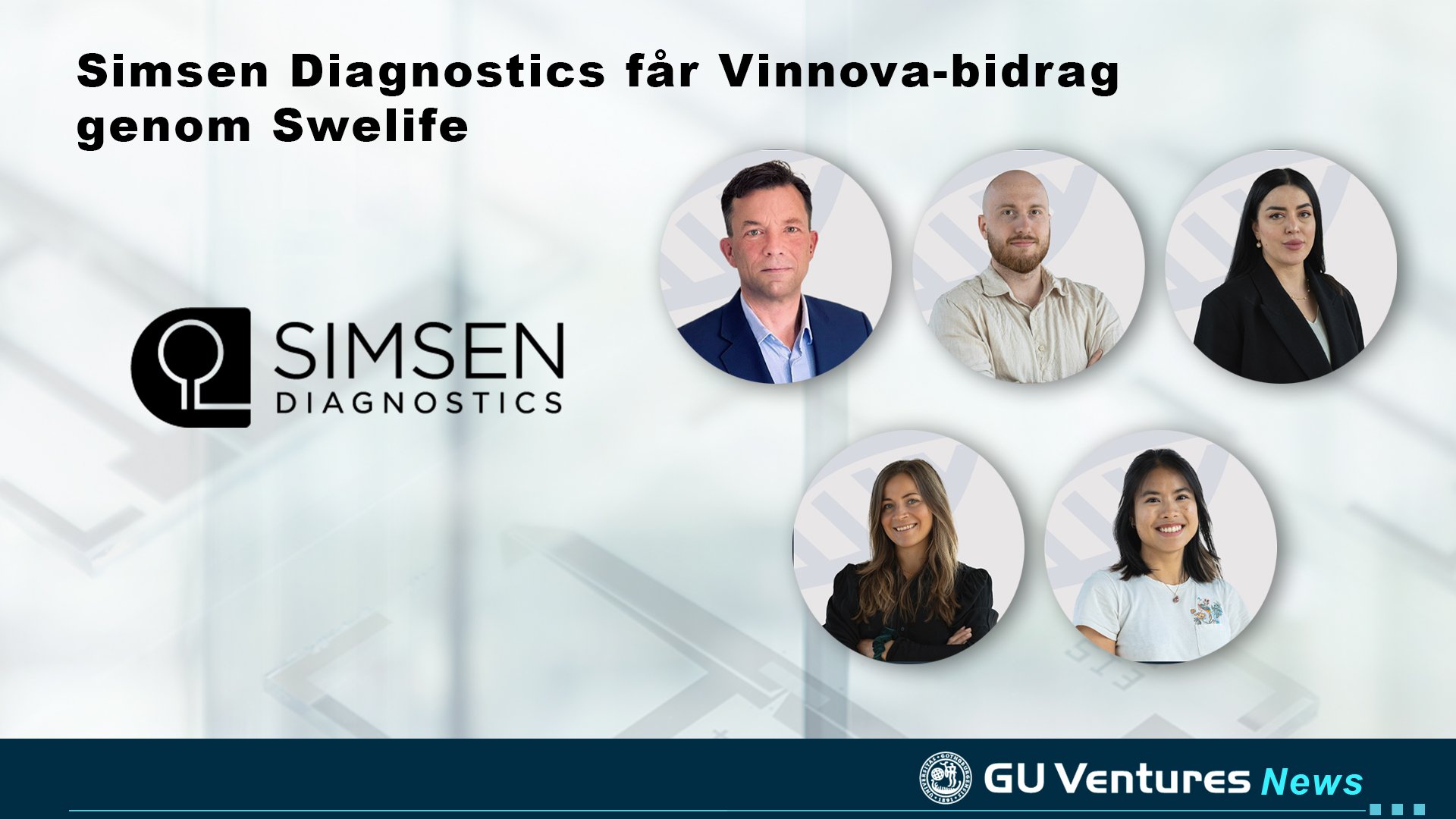 Simsen Diagnostics får Vinnova-bidrag genom Swelife