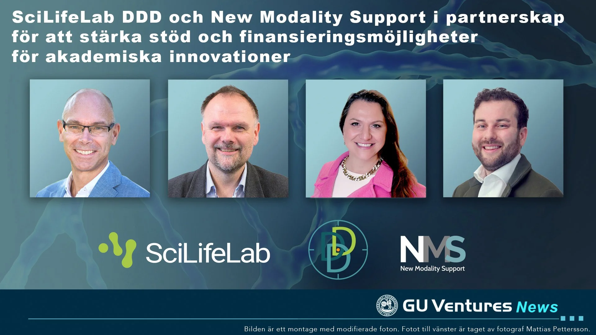 SciLifeLab DDD och New Modality Support i partnerskap för att stärka stöd och finansieringsmöjligheter för akademiska innovationer