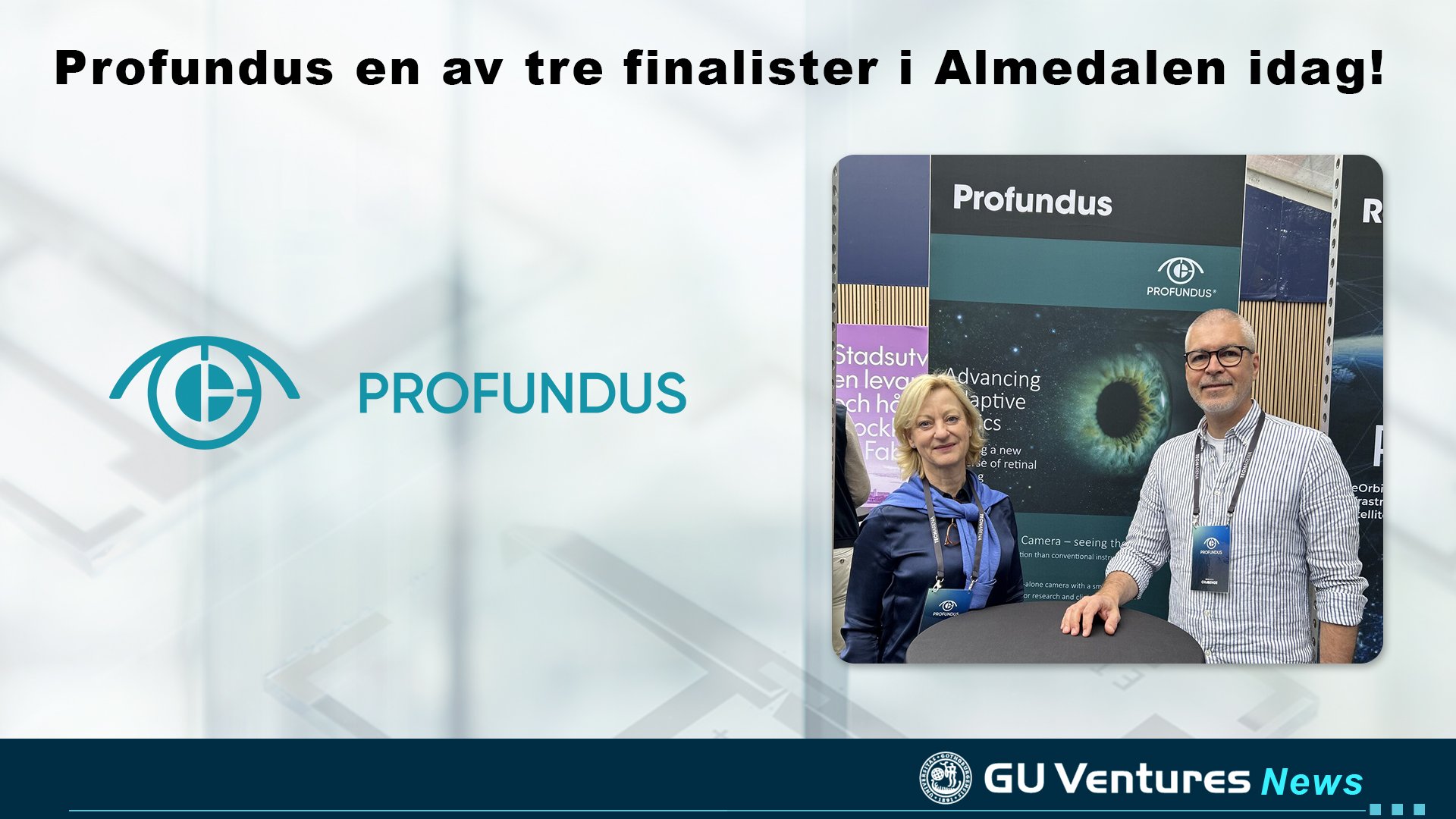 Profundus en av tre finalister i Almedalen idag!