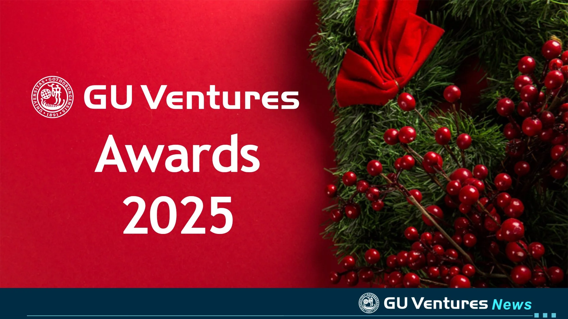 Vi gratulerar årets pristagare i GU Ventures Awards och knyter ihop säcken för 2025!
