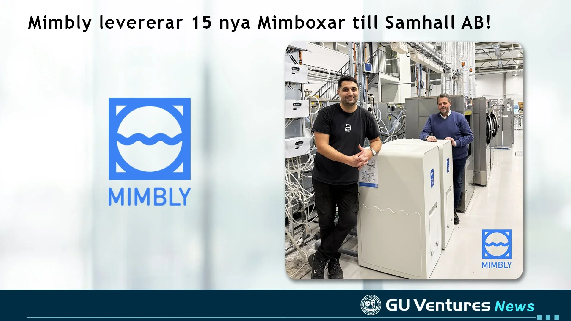 Mimbly levererar 15 nya Mimboxar till Samhall AB !