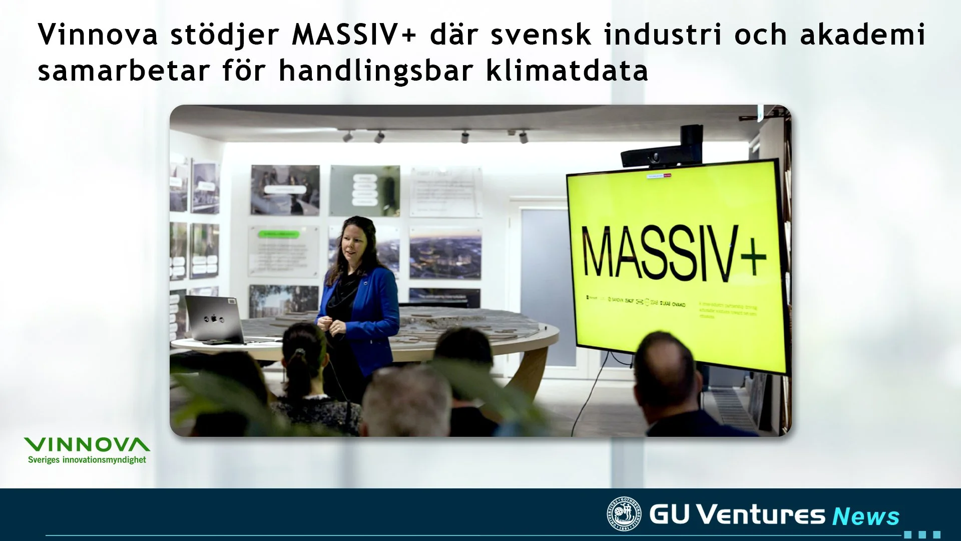 Vinnova stödjer MASSIV+ där svensk industri och akademi samarbetar för handlingsbar klimatdata