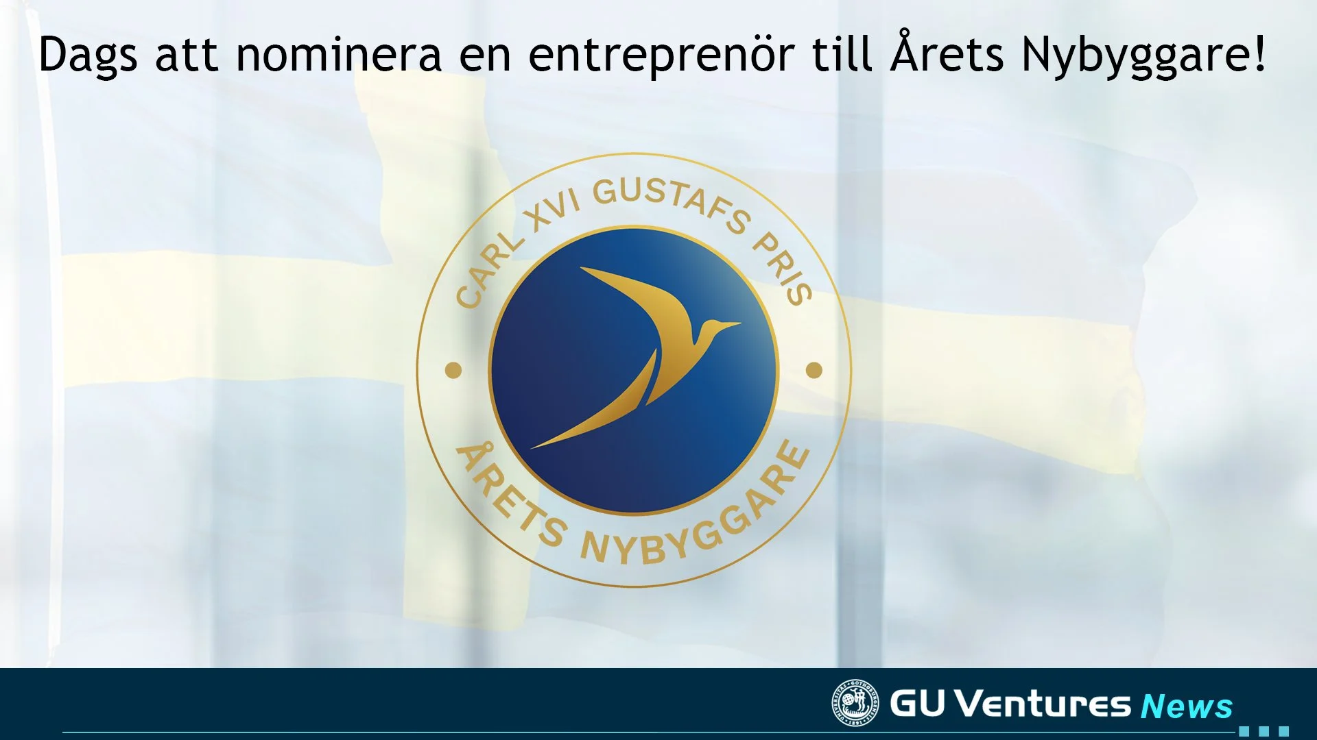 Dags att nominera en entreprenör till Årets Nybyggare!