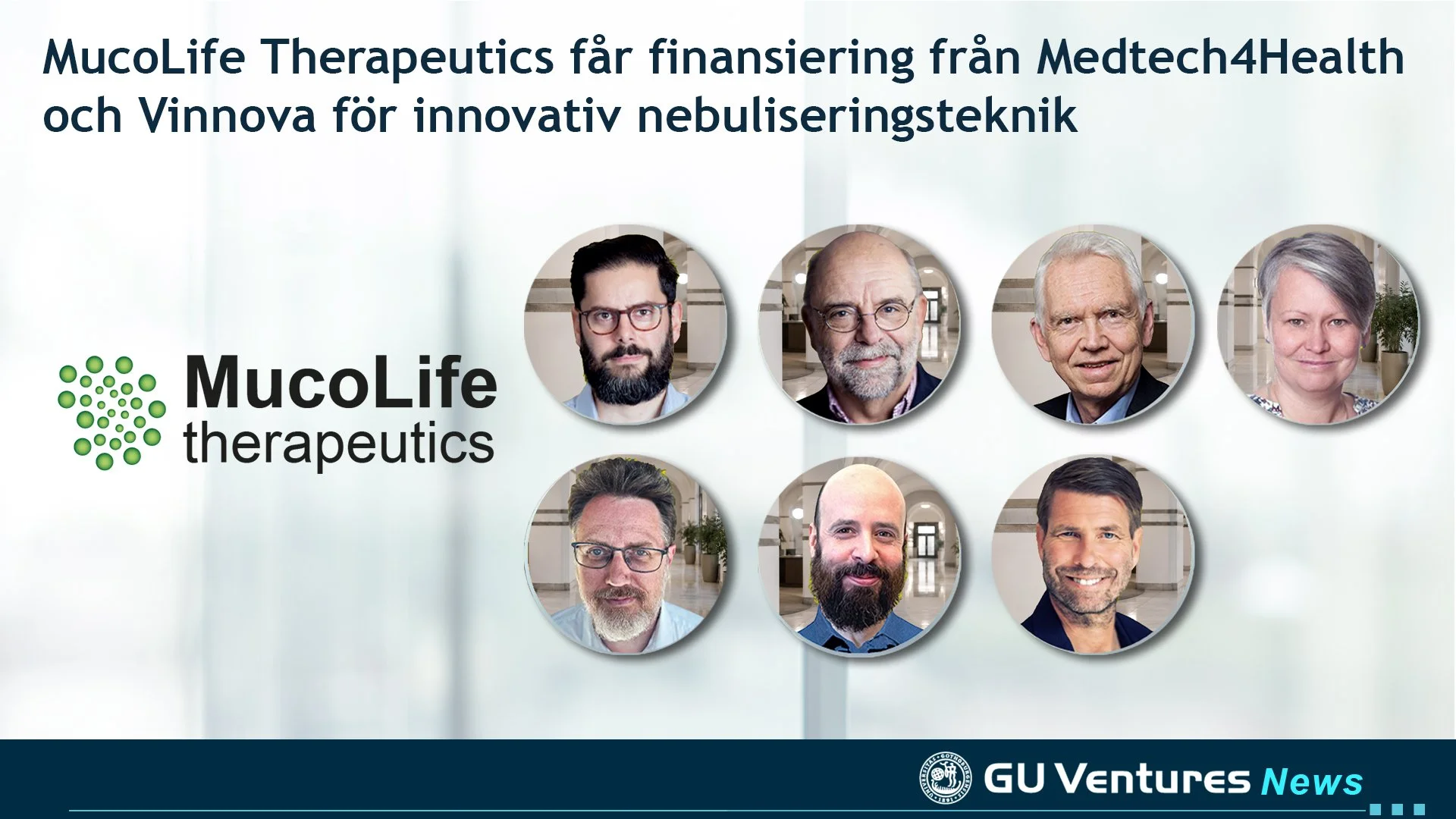 MucoLife Therapeutics får finansiering från Medtech4Health och Vinnova för innovativ nebuliseringsteknik