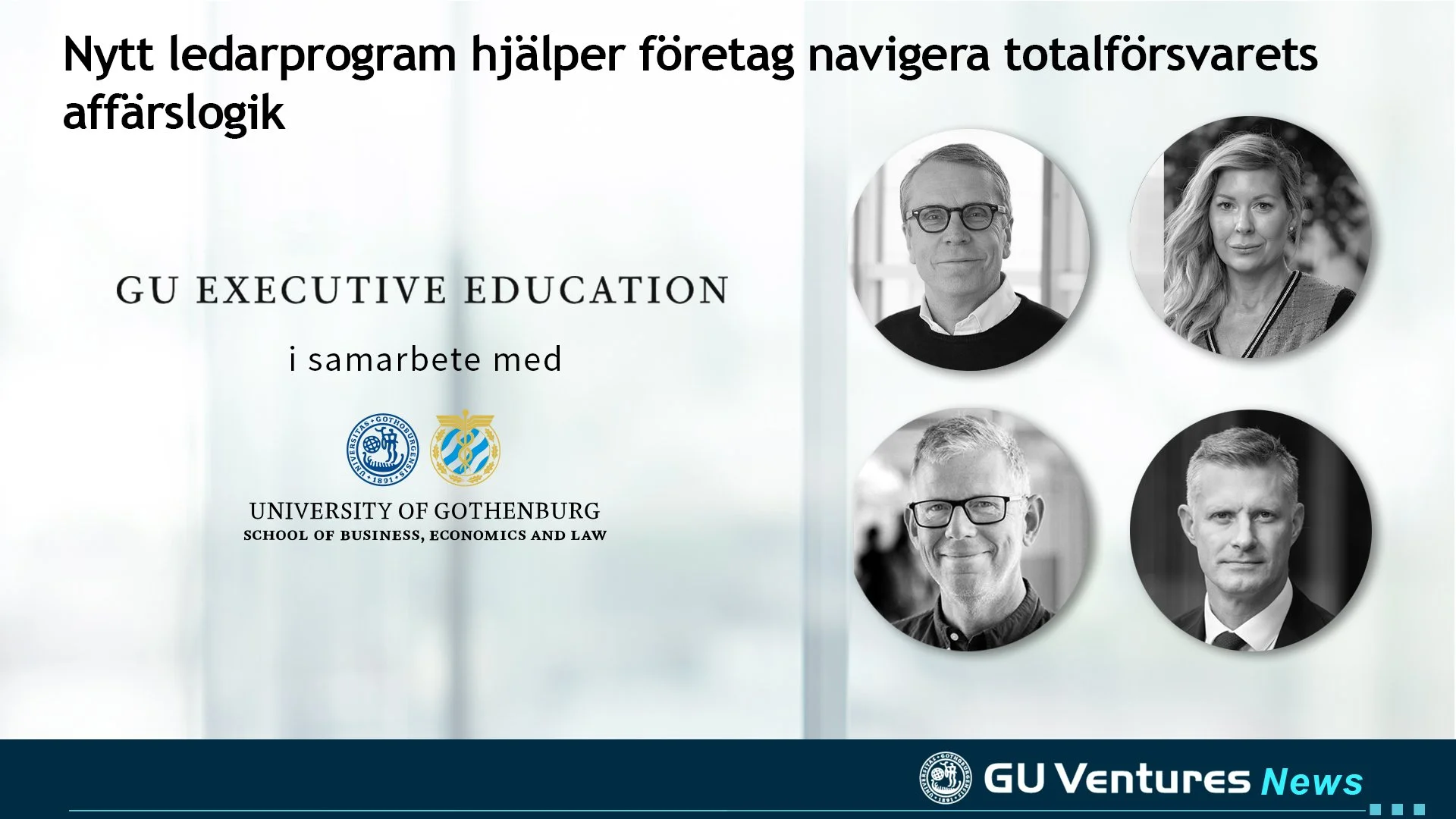 Nytt ledarprogram hjälper företag navigera totalförsvarets affärslogik