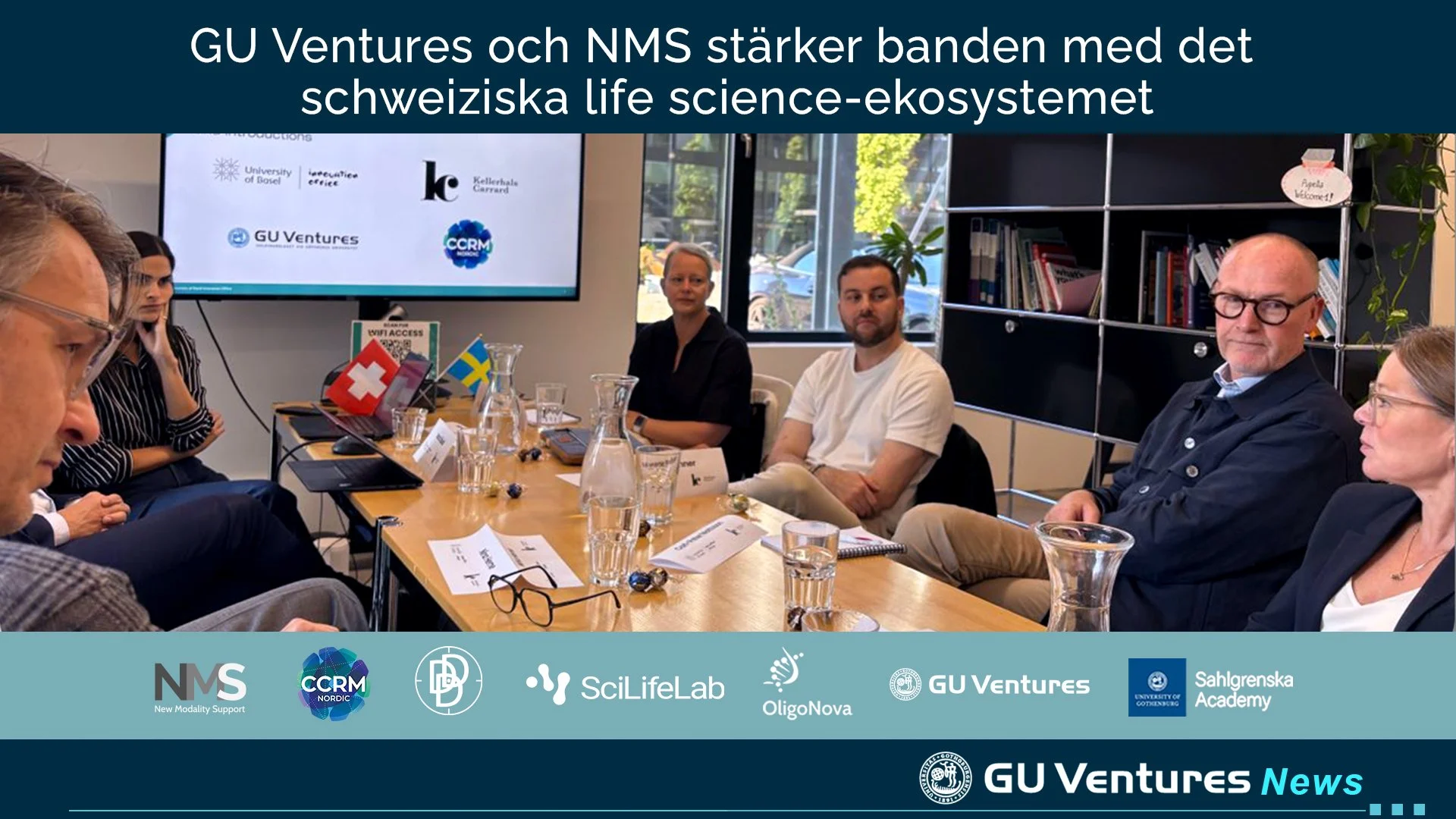 GU Ventures stärker banden med det schweiziska life science-ekosystemet