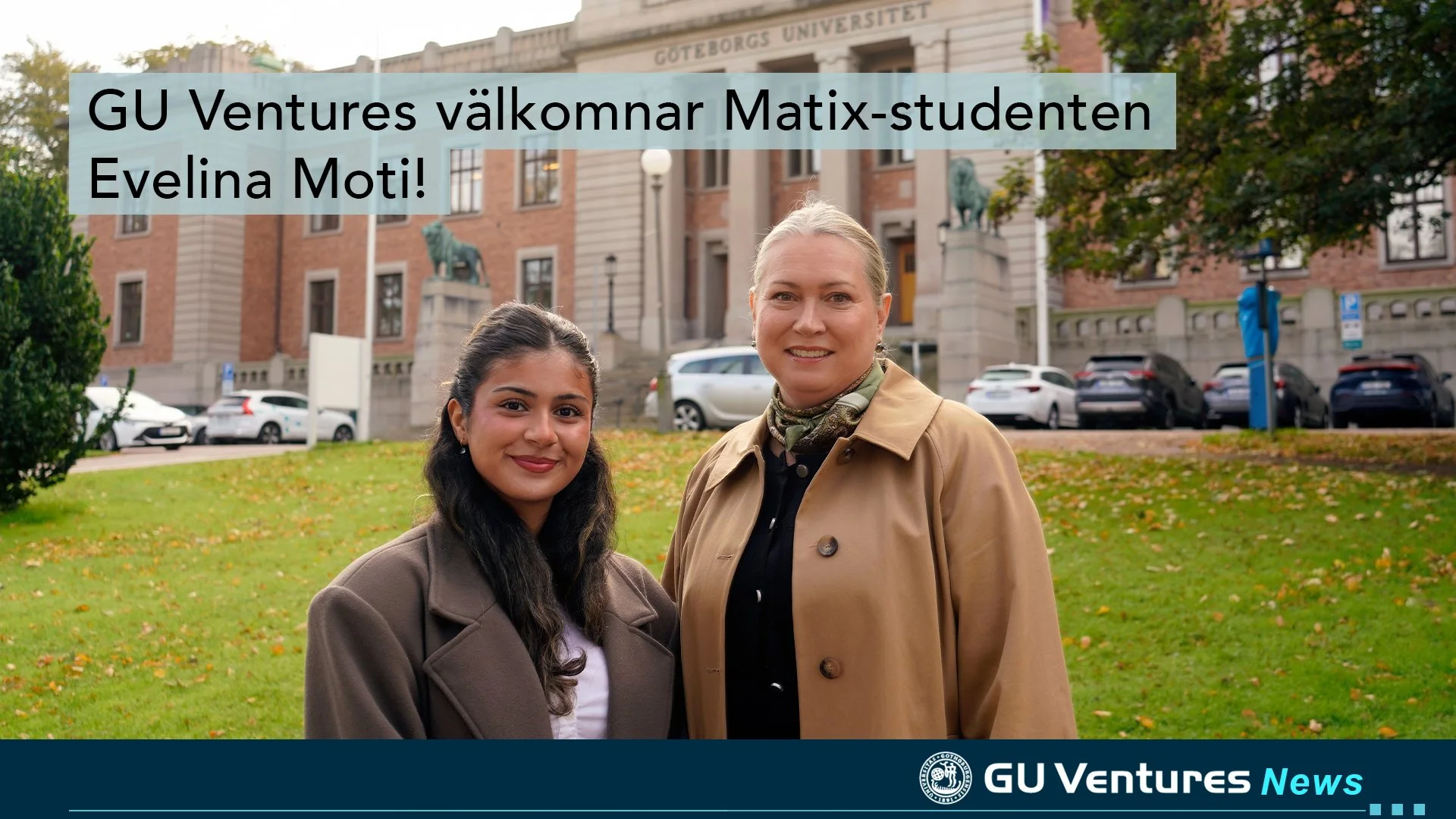 GU Ventures välkomnar Matix-studenten Evelina Moti!