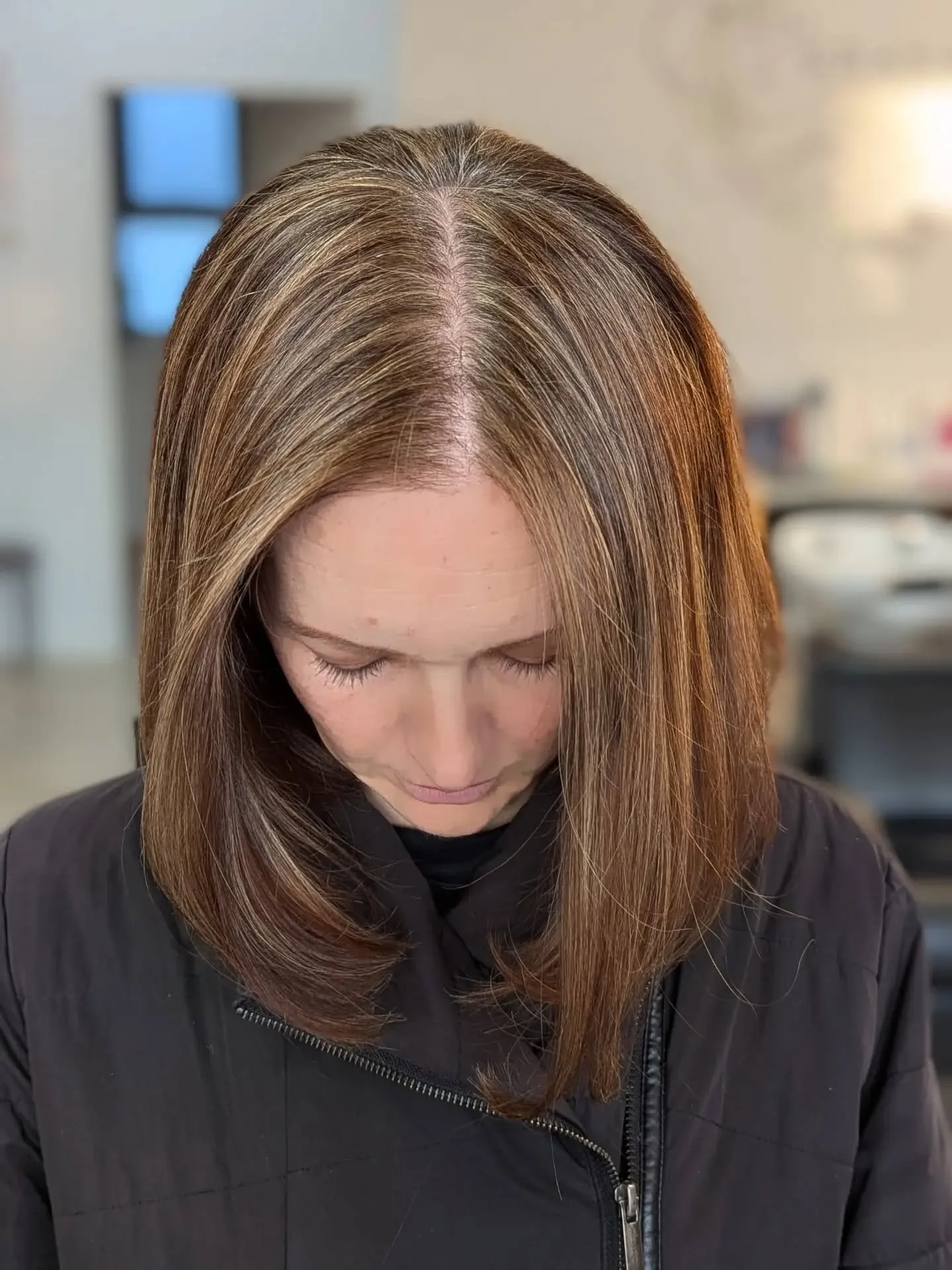 Grey blending can be tricky and sometimes you just want to take baby steps before you cannonball. This was the perfect first step for our client.

If you are thinking about grey blending, just online and book a free no obligation consultation. Link i