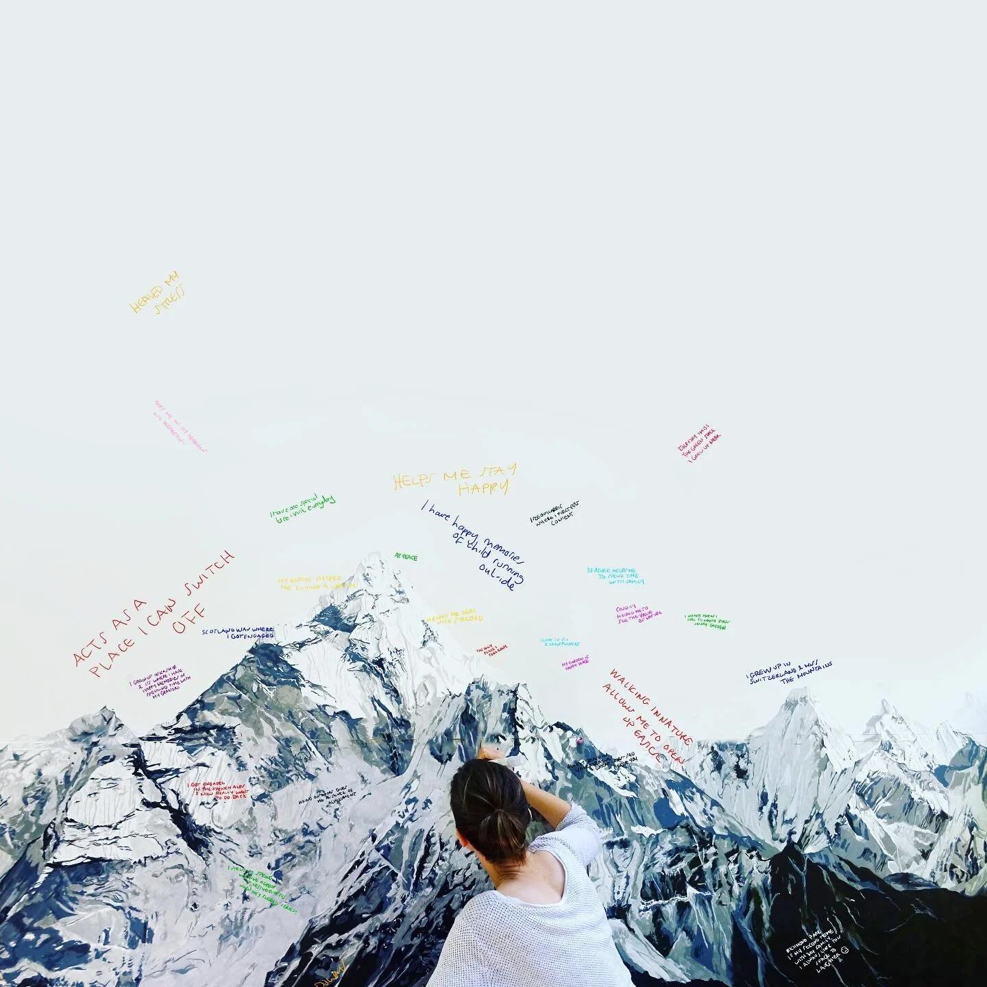 7.7 Billion will prompt us to consider nature and we will be asking visitors to contribute to a large original drawing created by @samanthagare that encourages the audience to consider their interaction with the natural world, and the power in number
