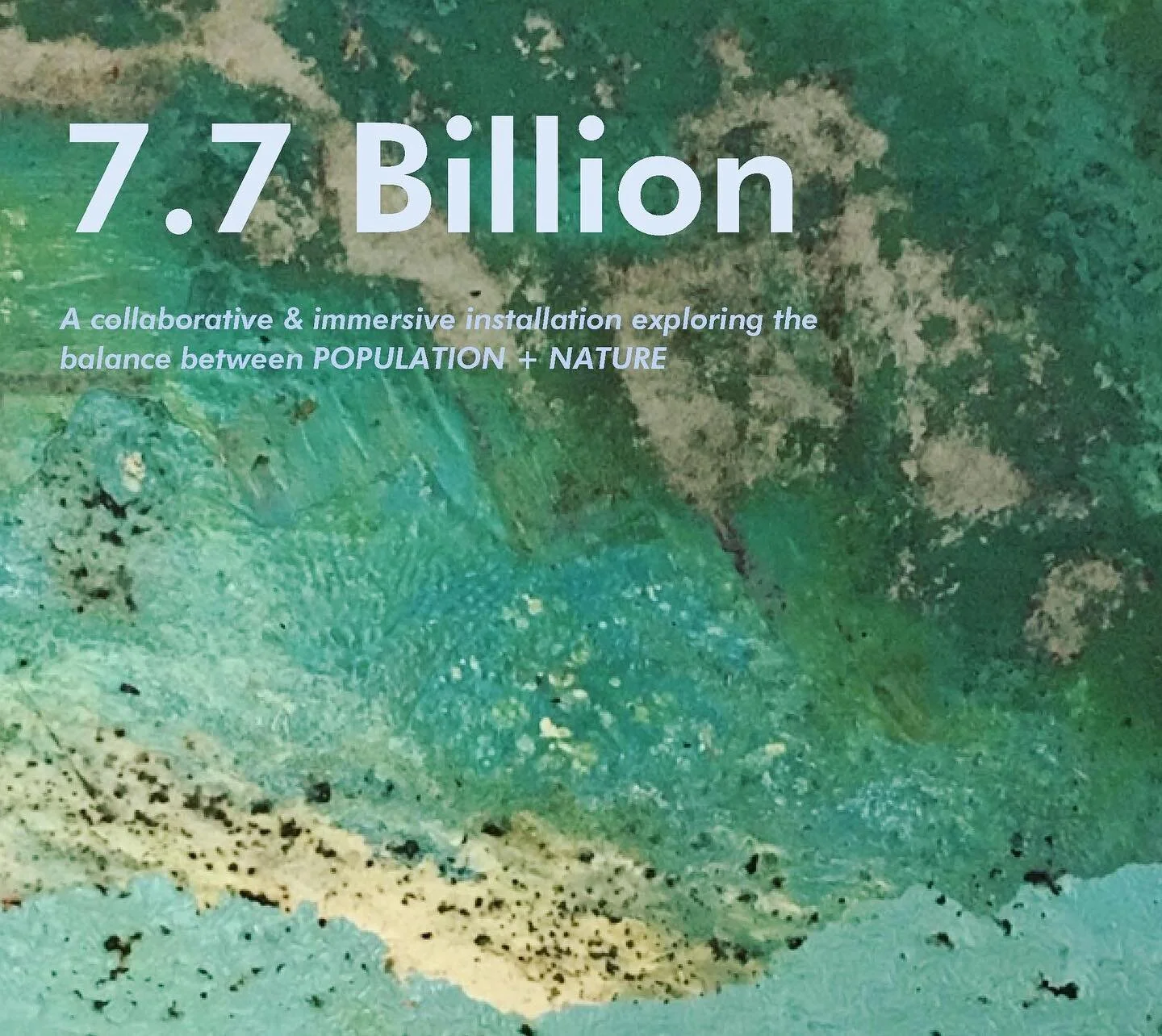Exciting new project 7.7 Billion is an interactive &amp; immersive installation, selected to be part of the 2021 Kensington &amp; Chelsea Art Week and is a first-time collaboration between two artists Sam Gare and Sam Peacock. 

Via a 10-meter long w