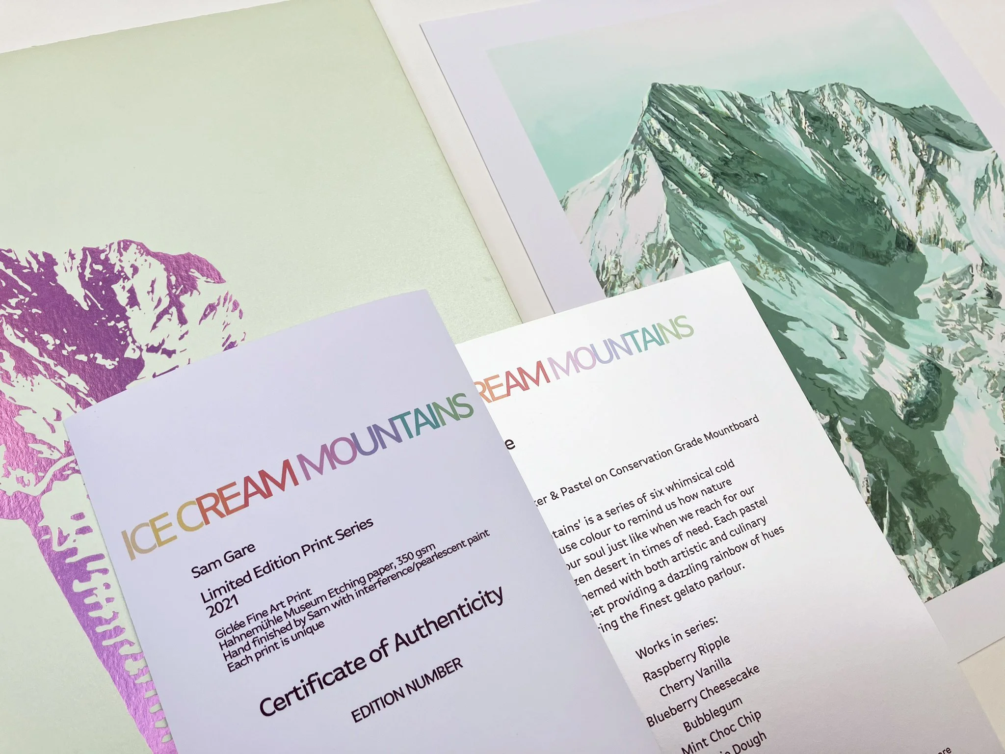 Mint Choc Chip Print Portfolio