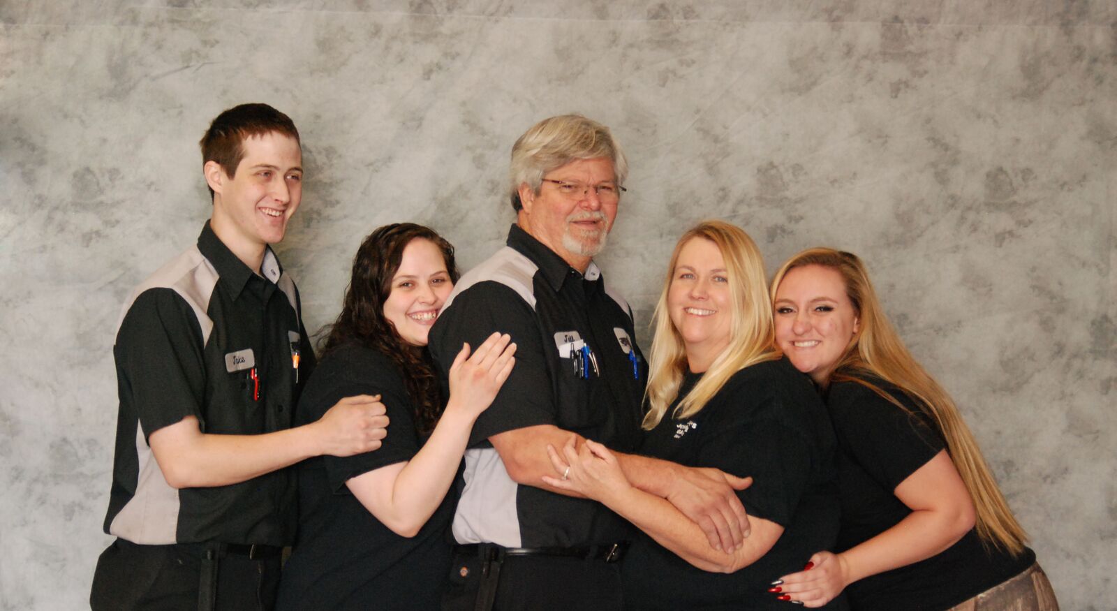 Jake, Courtney, Jeff, Brenda, and Georgia