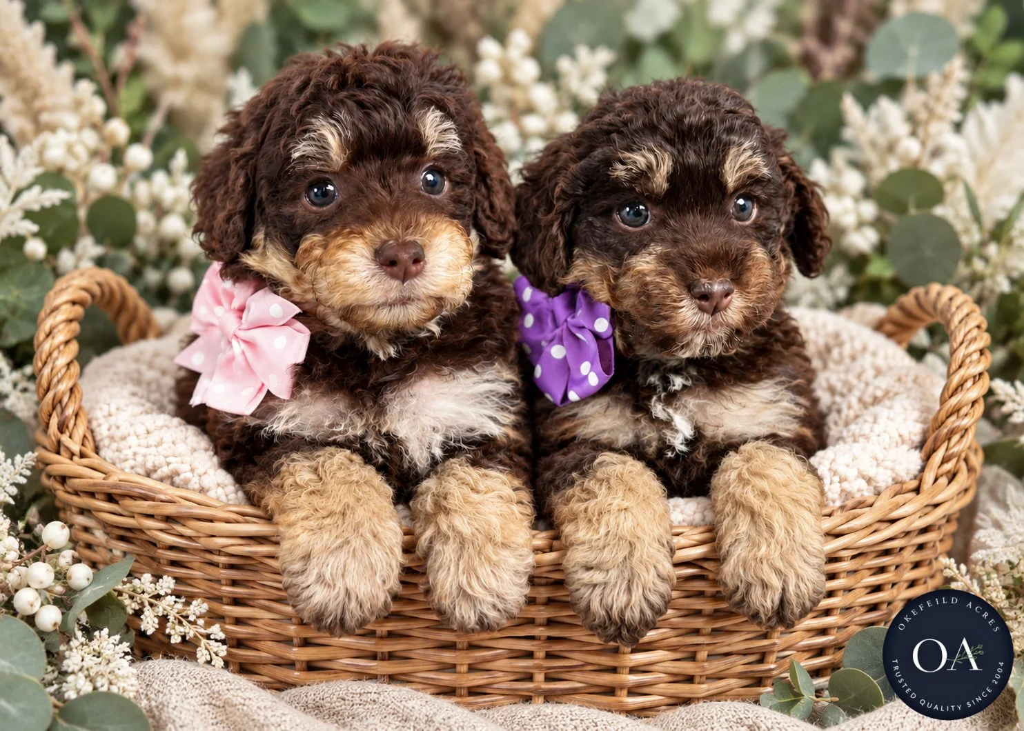 Female F2b Small English Teddy Bear Goldendoodle Puppies For Sale Okefeild Acres Missouri