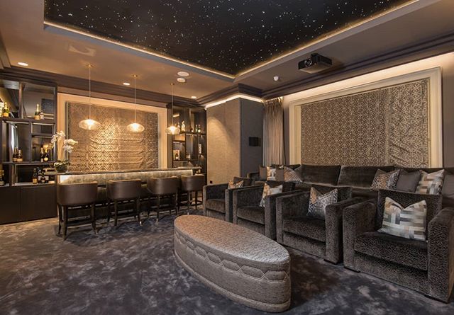 Hard to believe it's this that of year again. Thank you to everyone for the support from starting our Instagram recently and with the last post of the year, we will go out with a bang. Full shot of the cinema room with a bespoke bar we designed. 
#in