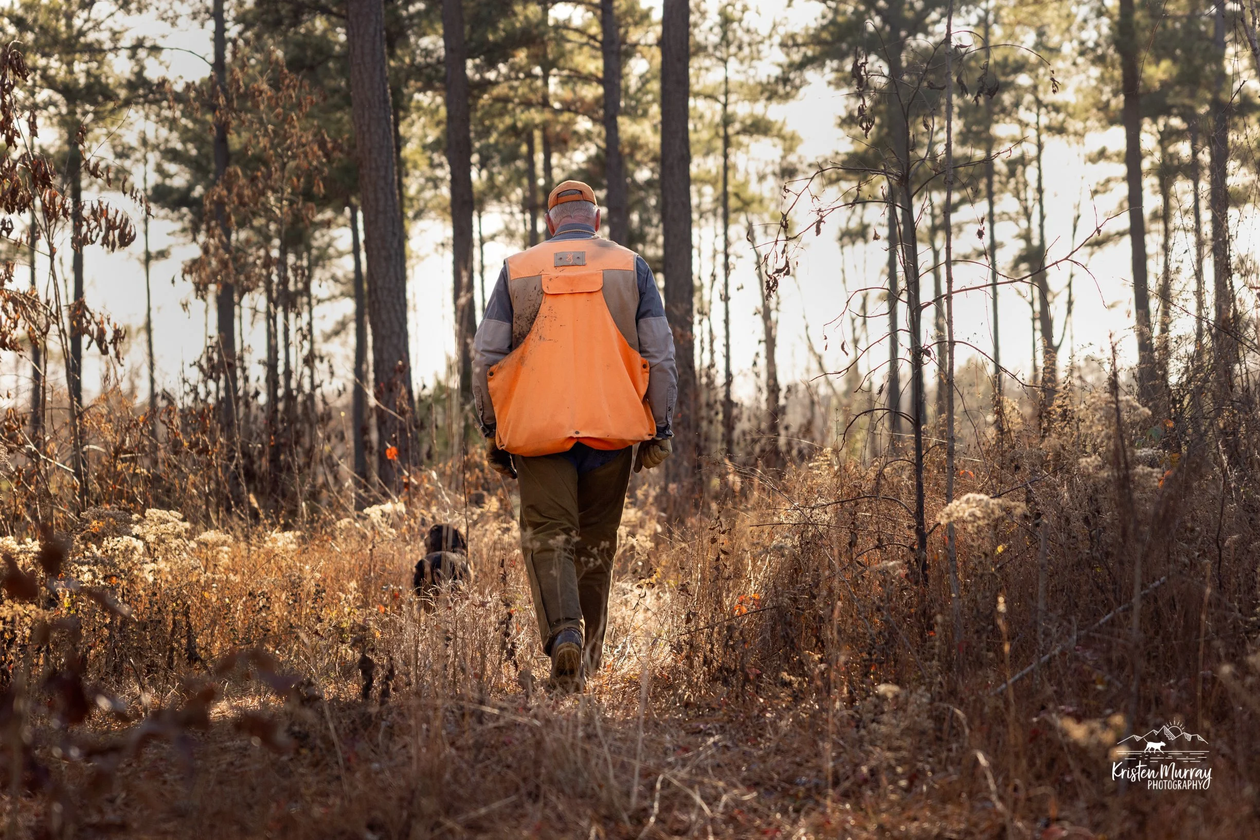 An Upland Hunter on a quail hunt at The Preserve at Dundee