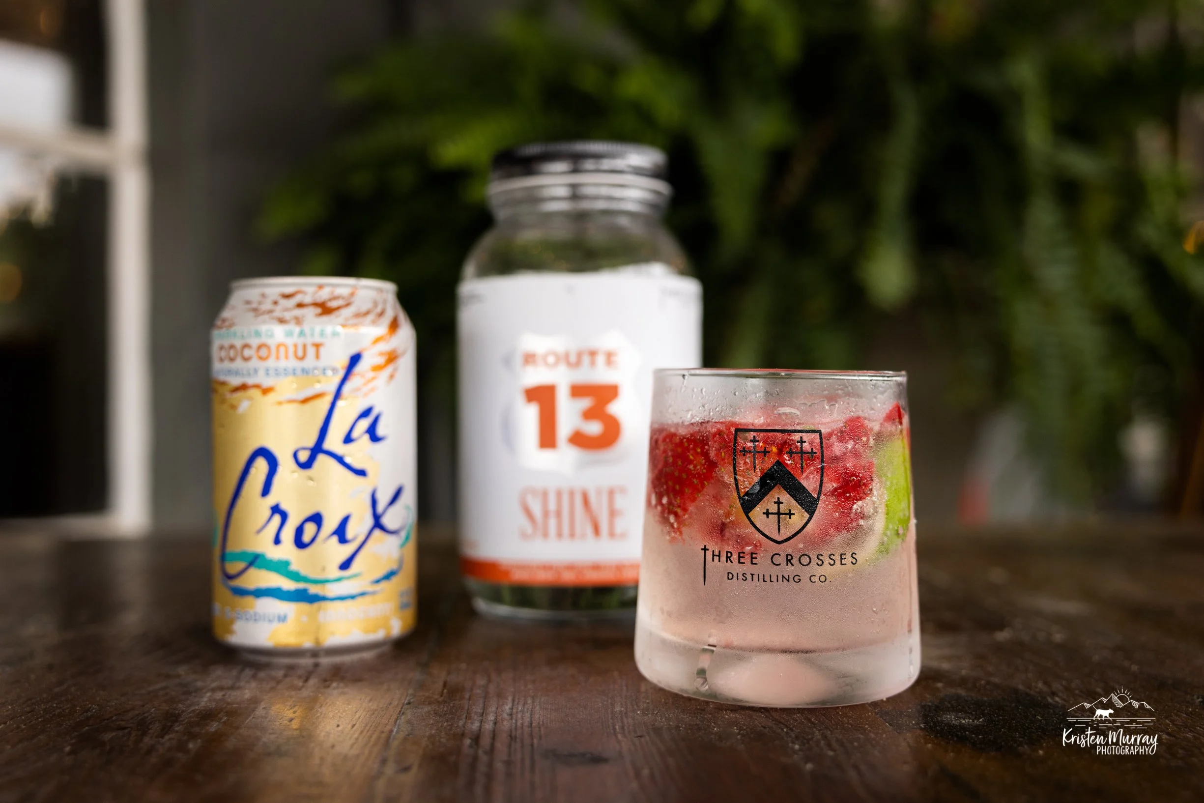 Soul-dog-shine-three-crosses-distilling-moonshine-coconut-lacroix-garnishes