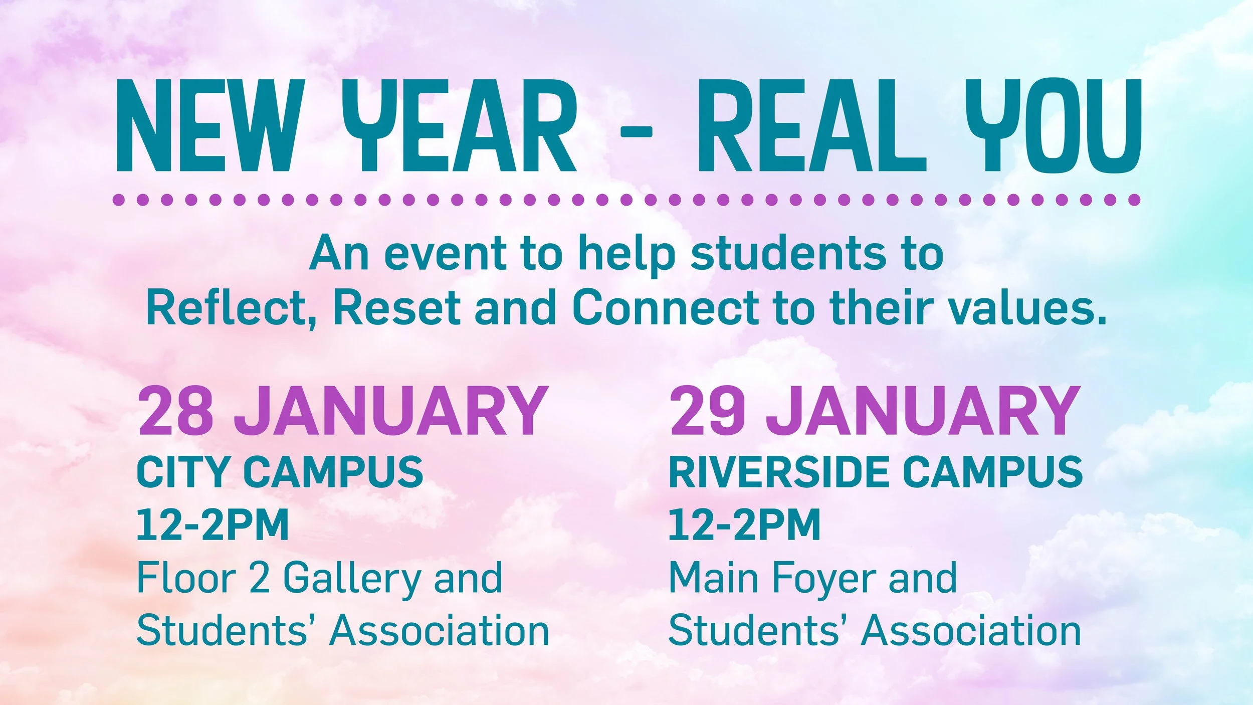 'New year, real you' event at City of Glasgow College 