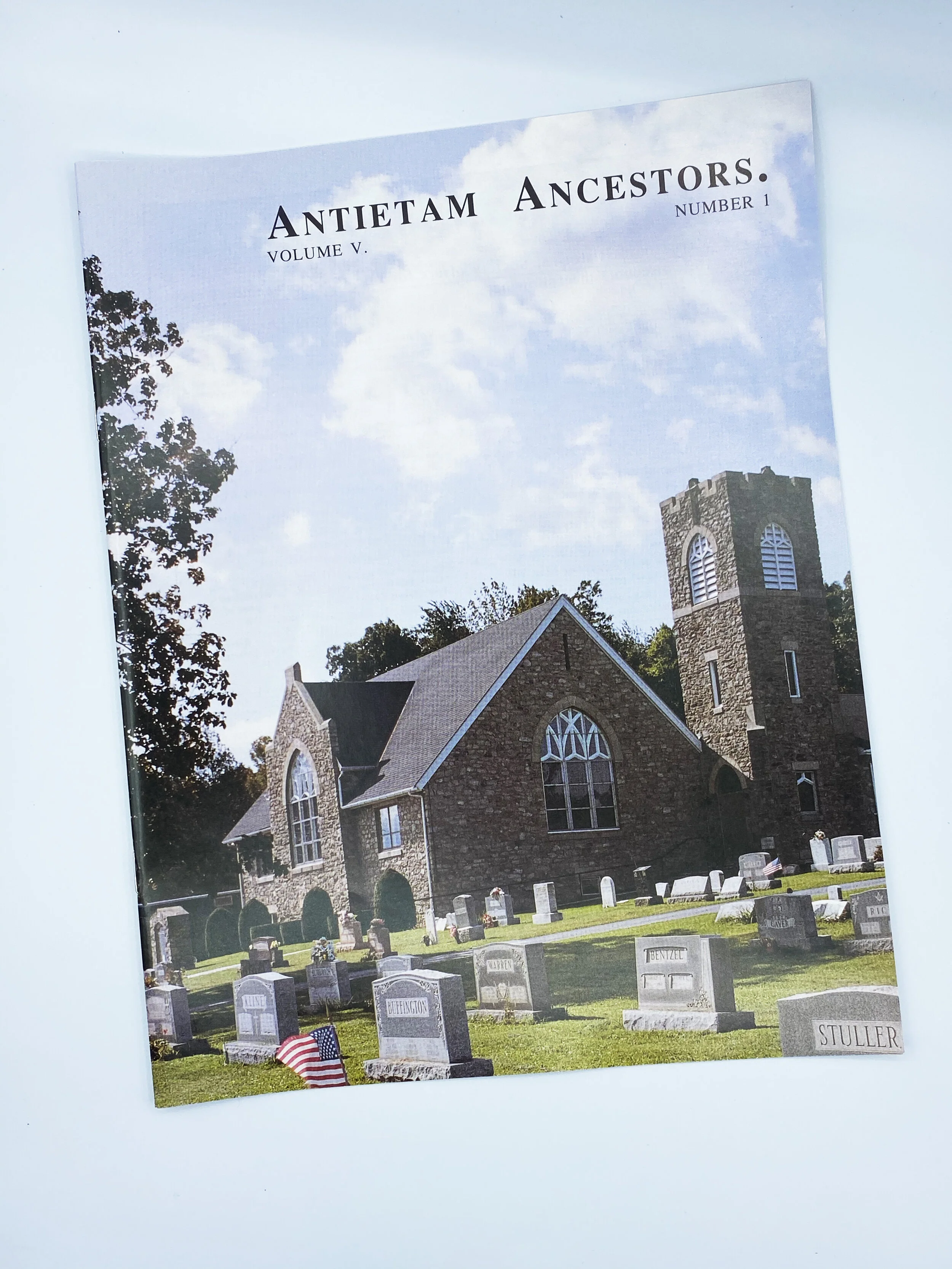 Antietam Ancestors: Vol. V, No 1, November 1992