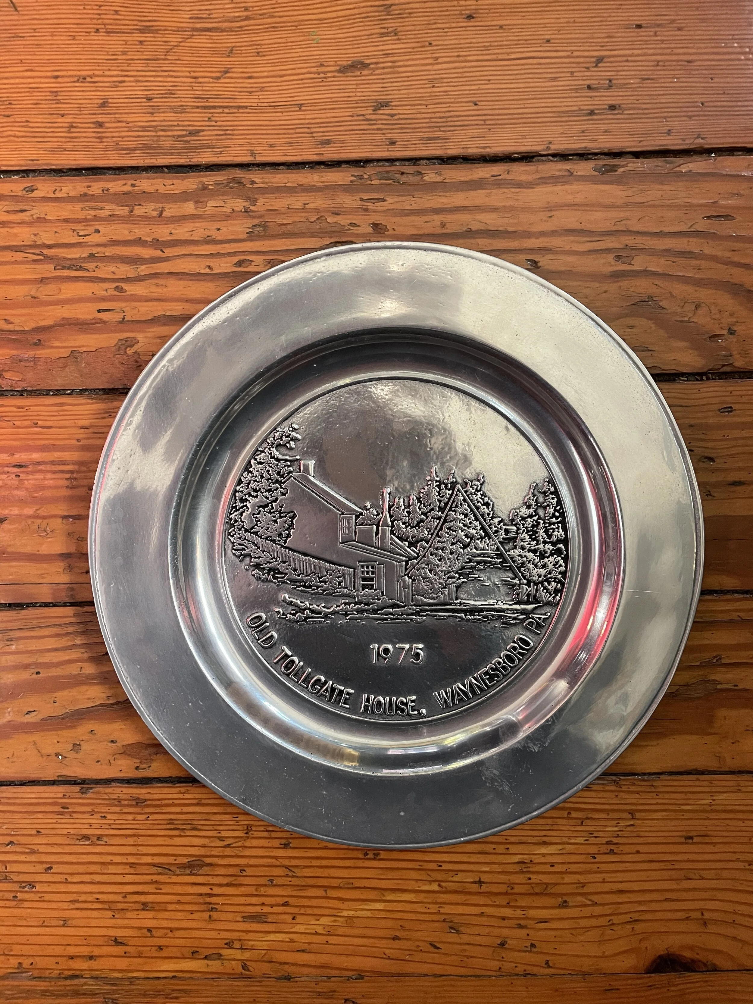 1975 Moul's Gift &amp; Card Shop Commemorative Plate: Old Tollgate House