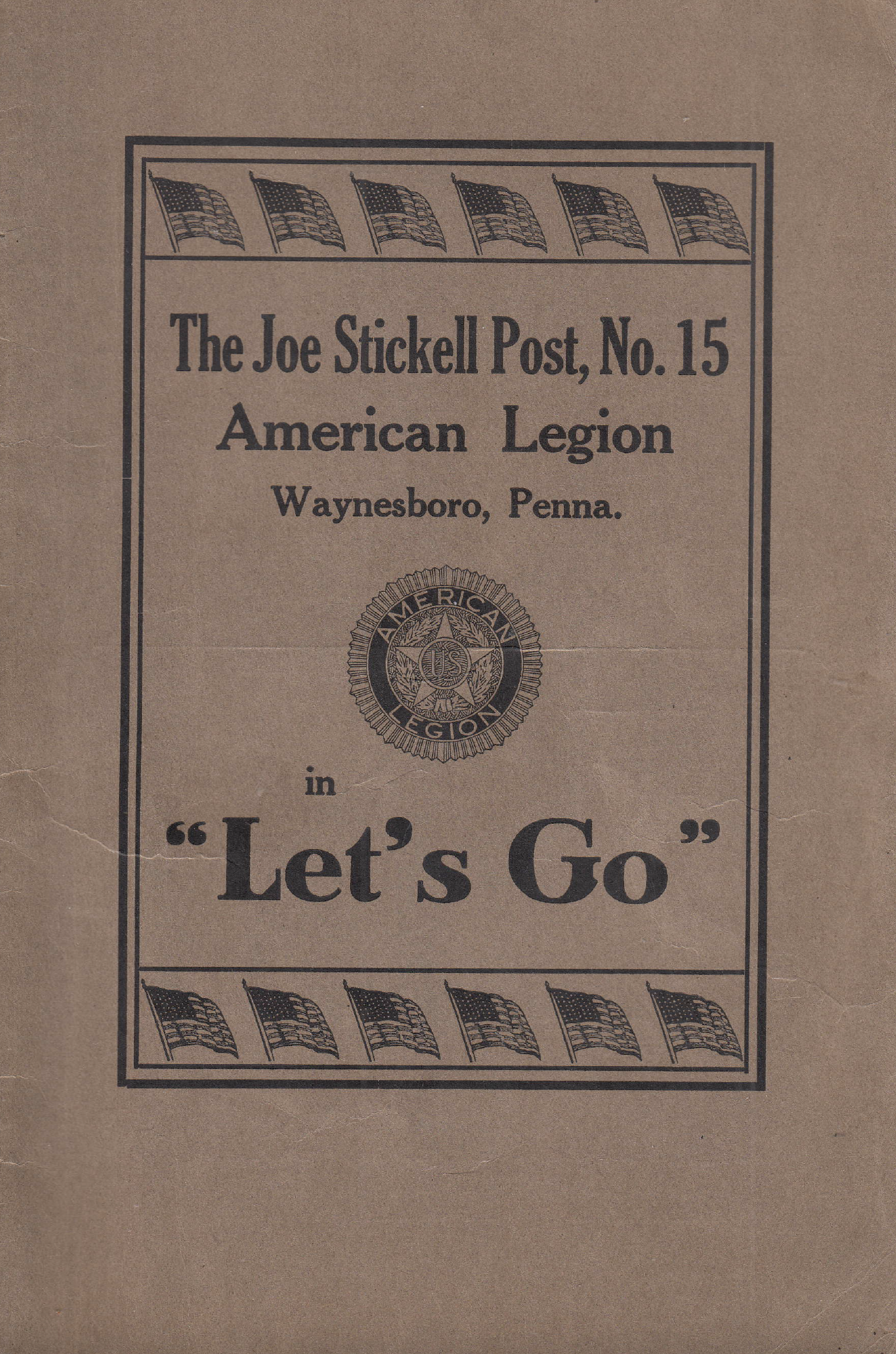 American Legion 1920 Let's Go program