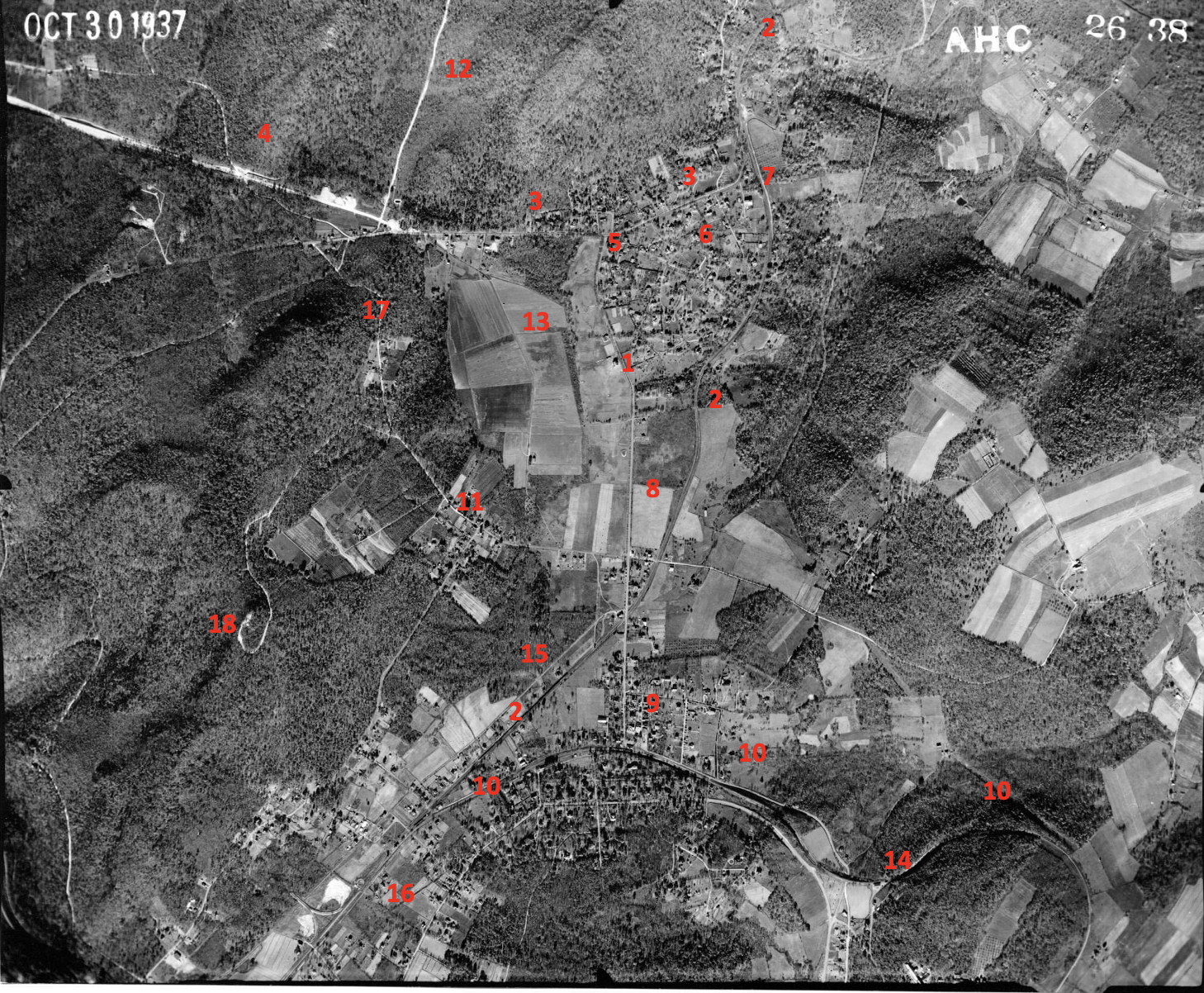 Blue Ridge Summit in October of 1937