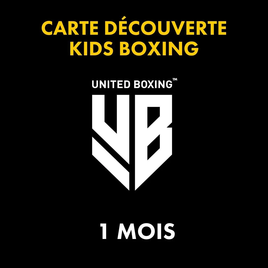 CARTE DÉCOUVERTE KIDS BOXING – 1 MOIS