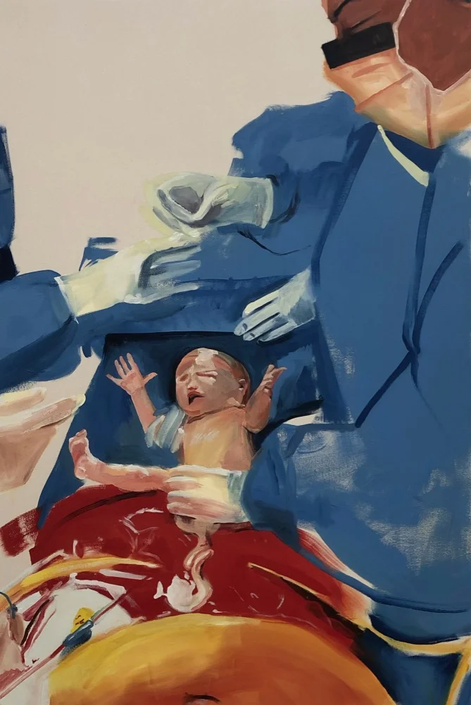 Carrie, Oil on Canvas, 87” x 51” (2019)
