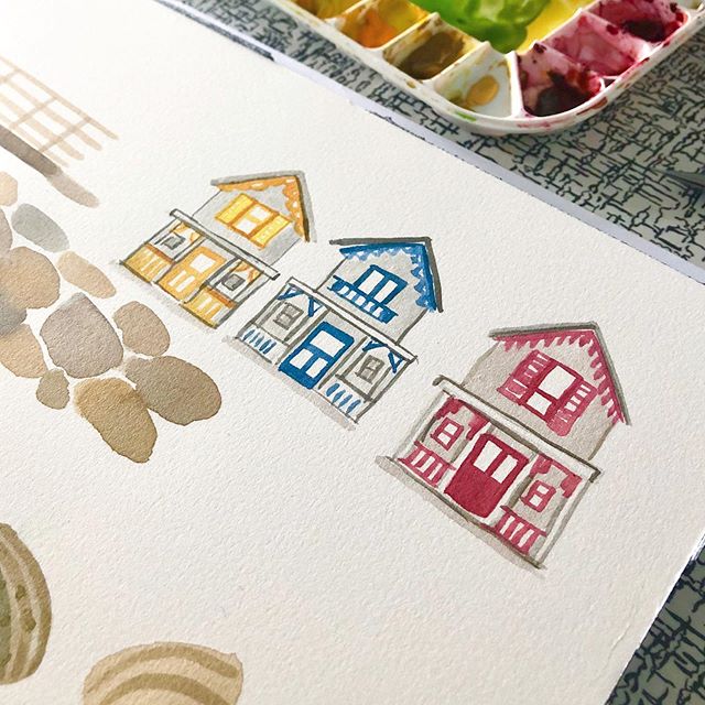 Map in progress 🏠🏠🏠 #map #oakbluffs